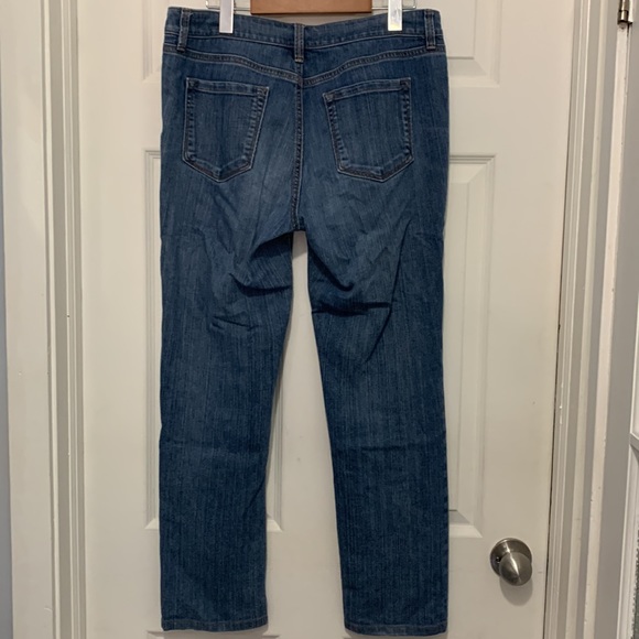 LOFT straight leg jeans. Size 10. - Picture 4 of 8